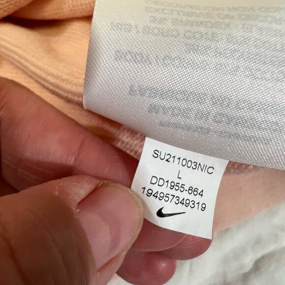 Nike Pro Dri-Fit Get Fit Women's Crew Boxy Cropped sweatshirt pink L - Picture 7 of 13